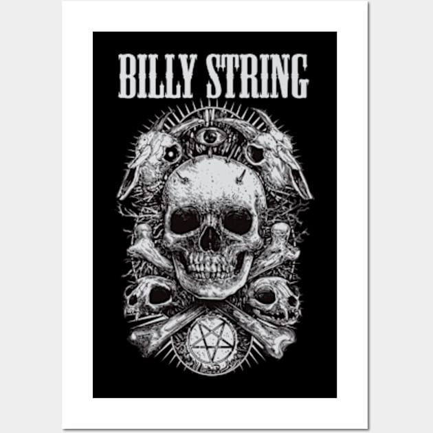 BILLY STRING VTG Wall Art by phsyc_studio